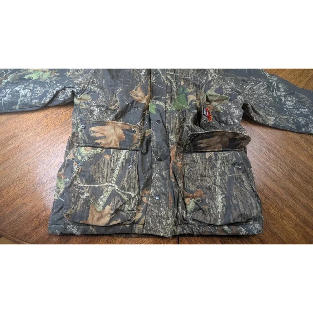 (Lot Of 2) Vintage‎ HFC Equipment & Walls Jacket & Vest Camo Hooded Reversible